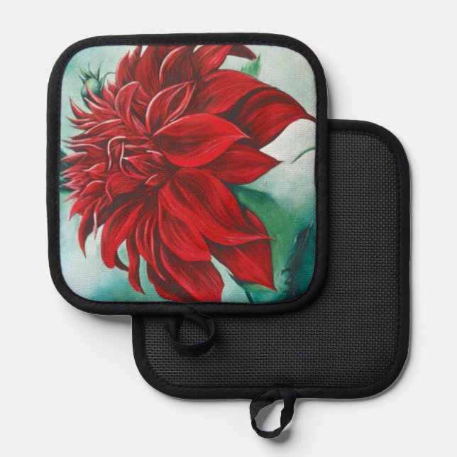 Porta Ollas Rojo en furor (Anverso/Reverso)