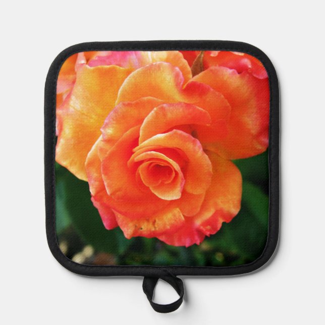 Porta Ollas rosa naranja (Anverso)