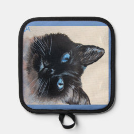 Porta Ollas Rosey, la camiseta de gato siamesa