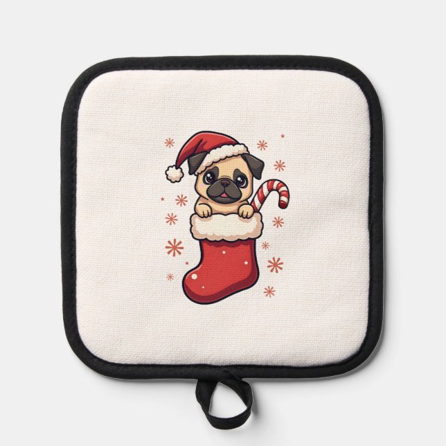 Porta Ollas Santa Pug Delight (Anverso)