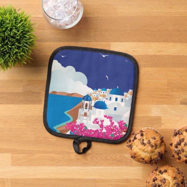 Porta Ollas Santorini Grecia (De arriba hacia abajo)