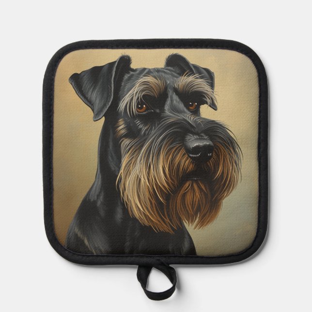 Porta Ollas Schnauzer gigante (Anverso)