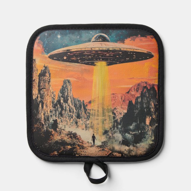 Porta Ollas Secuestro de Alien de OVNI (Anverso)