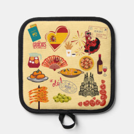 Porta Ollas Símbolos de España para los amantes de los viajes