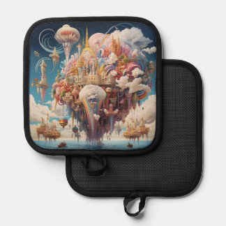 Porta Ollas Sky City Potholder - Color vibrante e inspirador