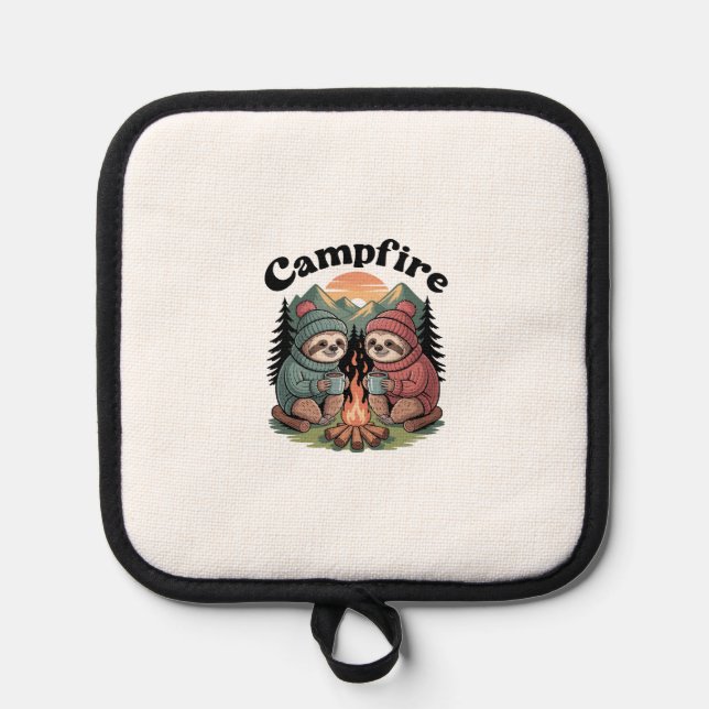 Porta Ollas Sloth camping Team Official campfire (Anverso)