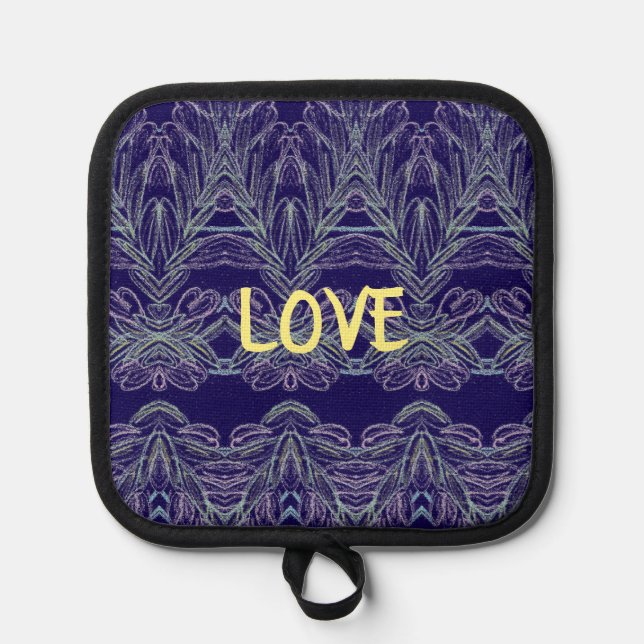 Porta Ollas Soft Swirls Love (Purple) (Anverso)