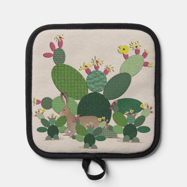 Porta Ollas Soporte de maceta de cactus calicó (Anverso)