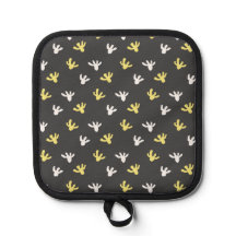 Soporte de maceta de palomitas (amarillo gris oscu