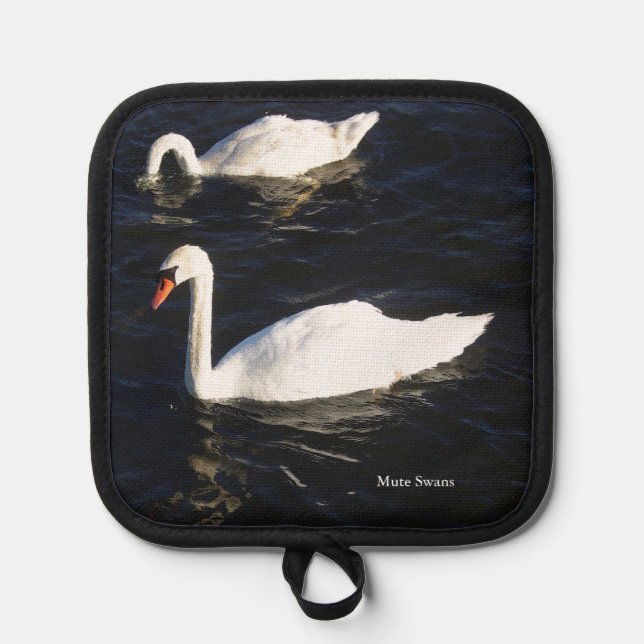 Porta Ollas Soporte para cazos de cisnes mudos (Anverso)
