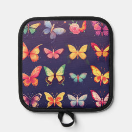 Porta Ollas Soporte temático de mariposa, mariposa linda