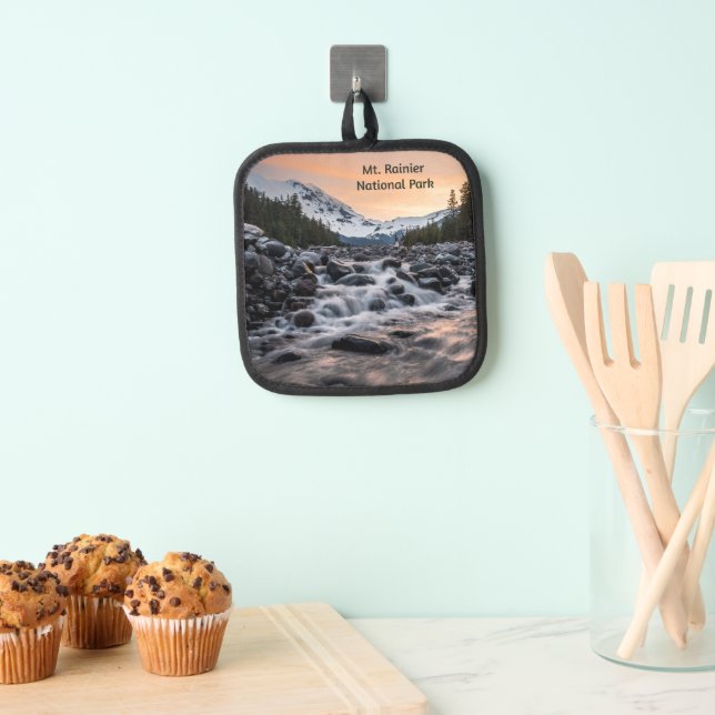 Porta Ollas Souvenir del Parque Nacional de Rainier (Insitu (colgante))