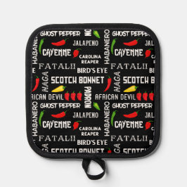 Porta Ollas Spicy Food Hot Chillies Cocina jamaiquina