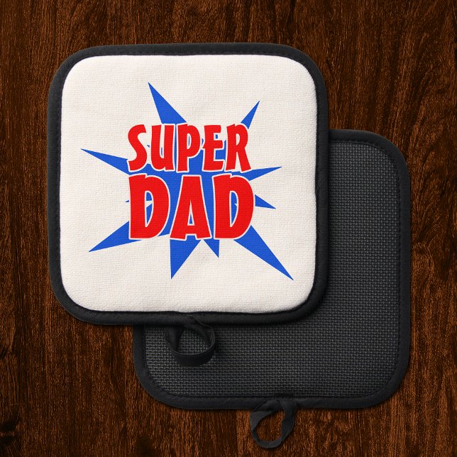 Porta Ollas Super papá del Día del Padre (Subido por el creador)