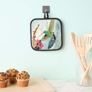 Porta Ollas Sweet Hummingbird Oven Mitt