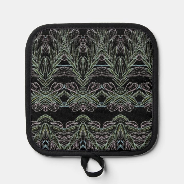 Porta Ollas Swirls Black (Anverso)