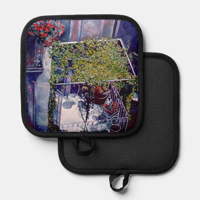 Porta Ollas Tarde veneciana (Anverso/Reverso)