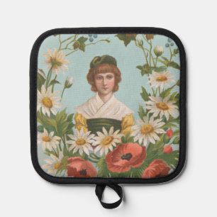 Porta Ollas Tarjeta de San Valentín alemana retro kitsch, 1884