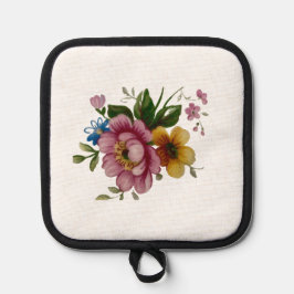 Porta Ollas Tea Cup Floral Bouquet 