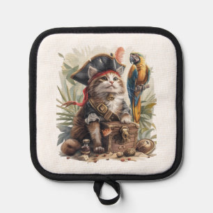 Porta Ollas Tesoro de Gato Pirata