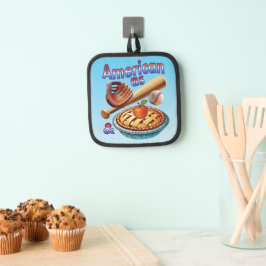 Porta Ollas Un americano divertido como el béisbol y el Apple