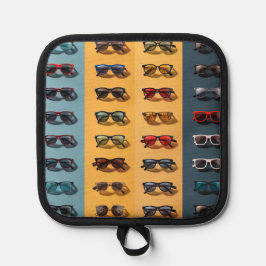 Porta Ollas Un imán de gafas de sol, una insignia genial