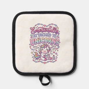 Porta Ollas Unicornio Emocionalmente Apegado a Unicornios Orig