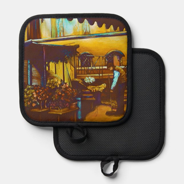 Porta Ollas Venetian Venditore (Anverso/Reverso)