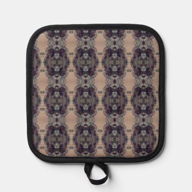 Porta Ollas Vintage de flor (Anverso)