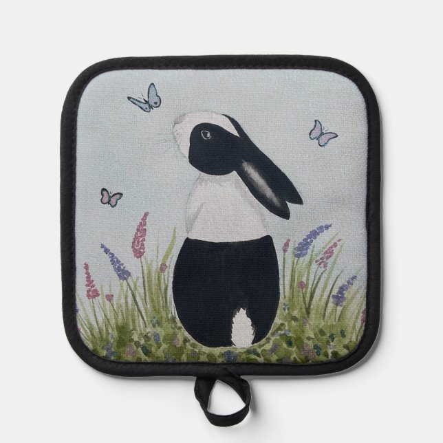 Porta Ollas Watercolour Dutch Bunny Rabbit (Anverso)