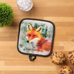 Porta Ollas Whimsical Red Fox