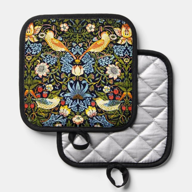 Porta Ollas William Morris - Ladrón de Fresas (Anverso/Reverso)