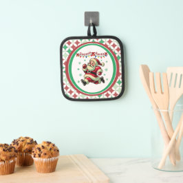 Porta Ollas Zoomie Santa Christmas