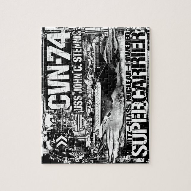 Portaaviones Juan C. Stennis Puzzle (Vertical)