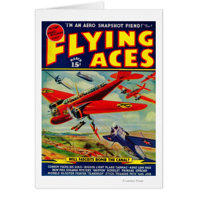 Portada 3 de la revista Flying Aces (Frente)