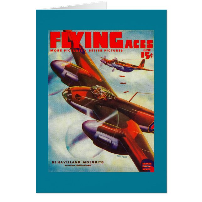 Portada 5 de la revista Flying Aces (Frente)