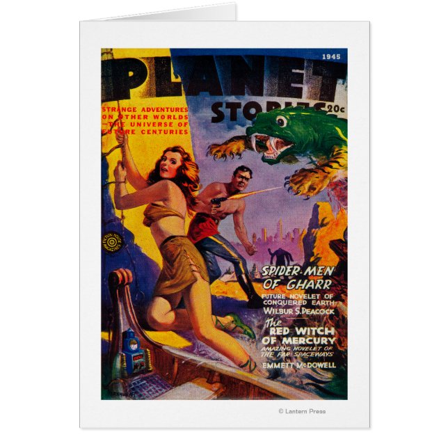 Portada 5 de la revista Planet Stories (Frente)