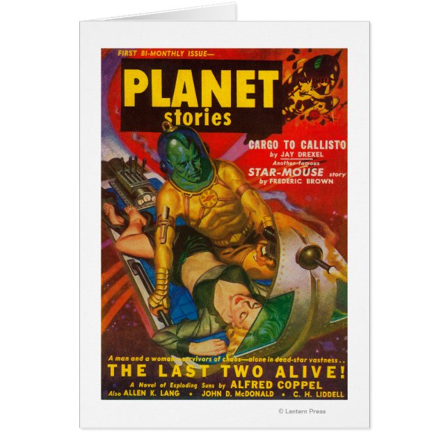 Portada 6 de la revista Planet Stories (Frente)