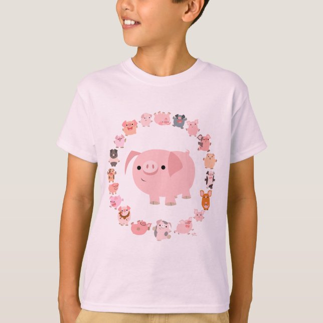 Portada de camiseta para niños Personalizado lindo (Anverso)
