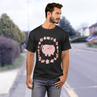 Portada de camisetas de Pig Mandala