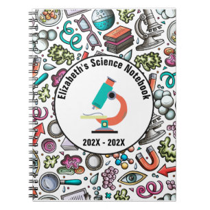 Portada de Cuaderno de Ciencias Personalizado - Mo