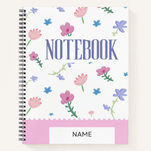 Portada de Cuaderno Pastel Florido