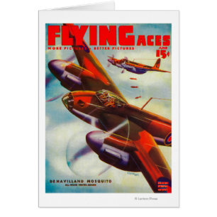 Portada de la revista Flying Aces 4