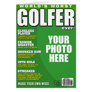 Portada de la revista Golfer Fake
