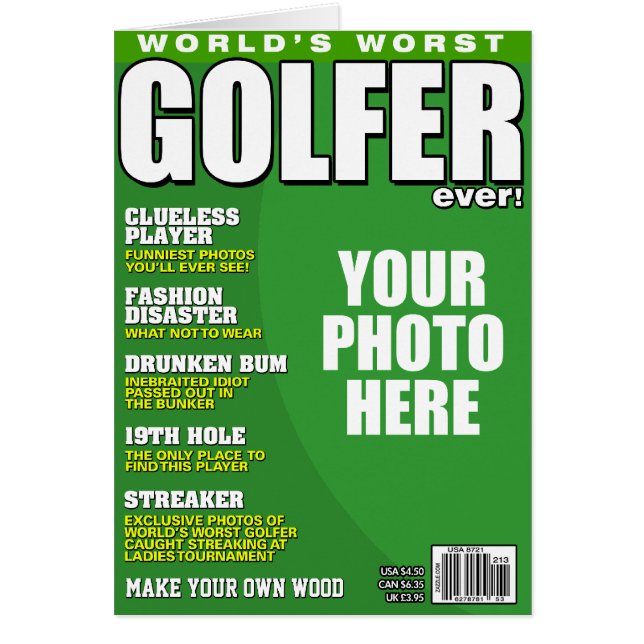 Portada de la revista Golfer Fake (Frente)
