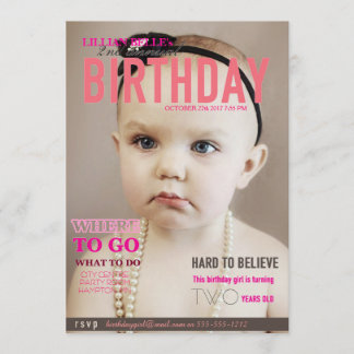 Portada de la revista Invitación a Chica Personali