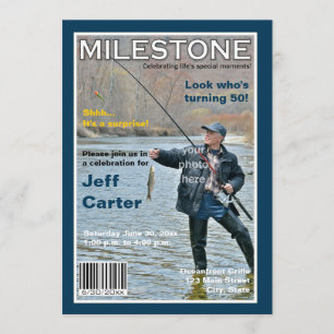 Portada de la revista Invitación a fiesta de cumpl