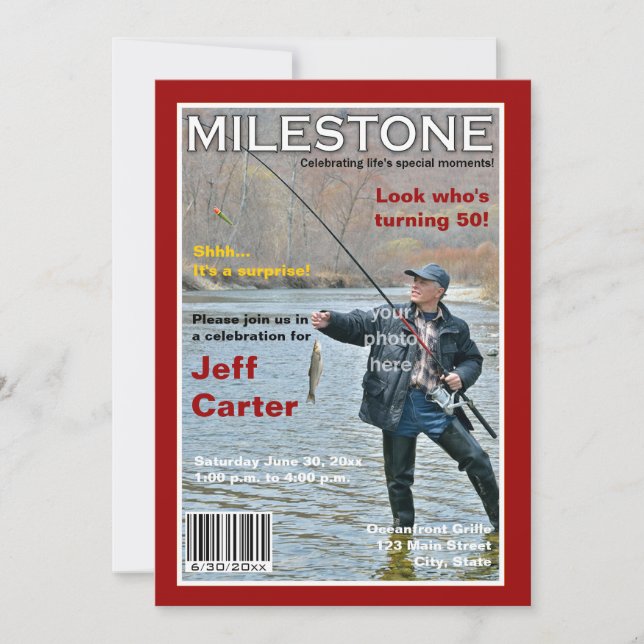 Portada de la revista Invitación a fiesta de cumpl (Anverso)