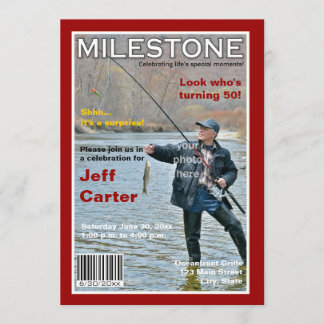 Portada de la revista Invitación a fiesta de cumpl