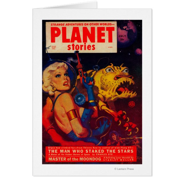 Portada de la revista Planet Stories (Frente)